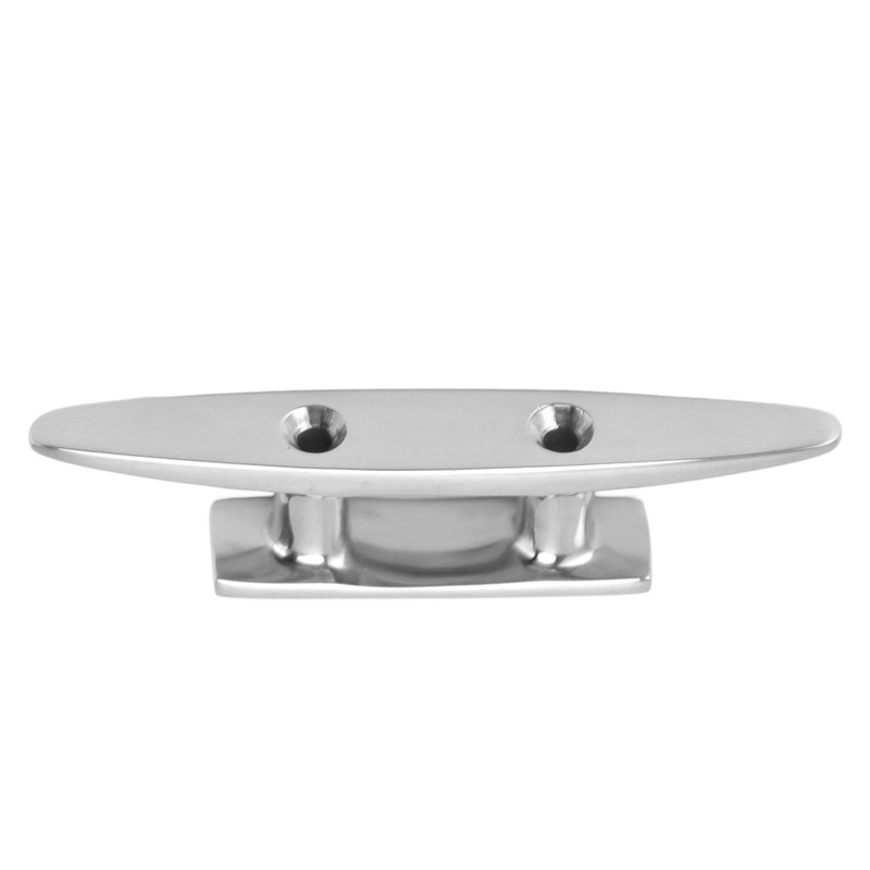 Stainless Steel Low Flat Top Boat Dock Cleat Marine Grade