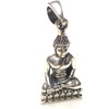 Unisex Sterling Silver Buddha Pendant - Protection Symbol - Good