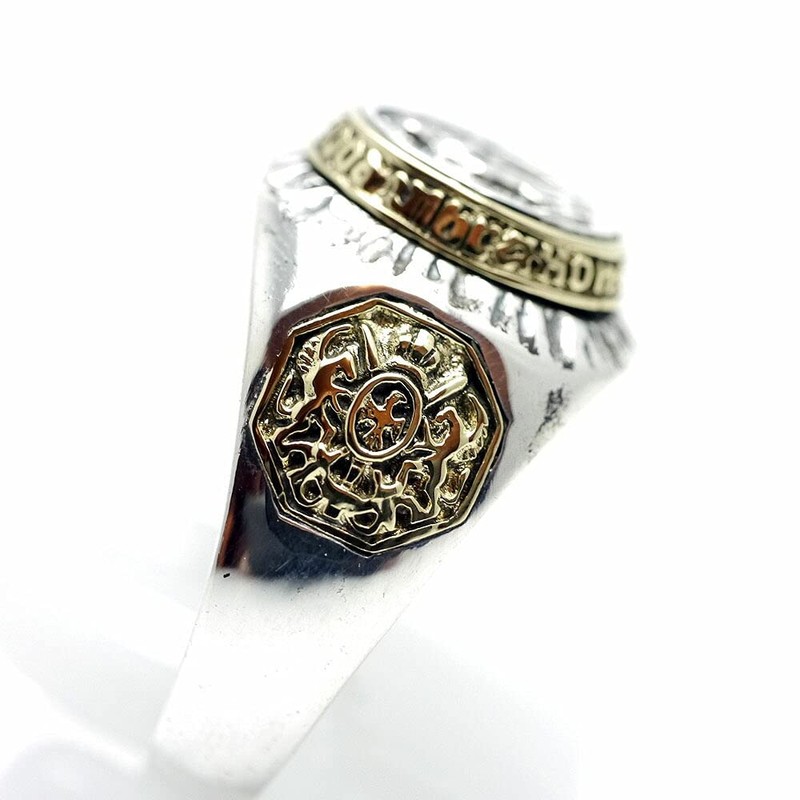 Silver One on Silver 925 Our Lady of Guadalupe Ring