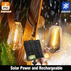 Skoiuc 100FT Solar String Lights Outdoor Waterproof with Remote &