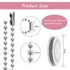 LOREC 10 Metre Ball Chain, Stainless Steel Beads Roller Chain,