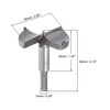 sourcing map Forstner Drill Bits 65mm, Tungsten Carbide Wood Hole