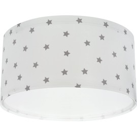 Dalber Ceiling Light Children's Room Ceiling Light Star Light Stars Welb Ceiling Light Children's Room 82216B E27 White