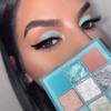 Yinrunx 9 Colors Eyeshadow Palette Portable Matte Shimmer Long-lasting Eye