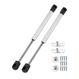 Motoforti Universal Lift Supports Struts Lift Support Shock 10inch/254mm 60lb/267N/27kg Silver Tone