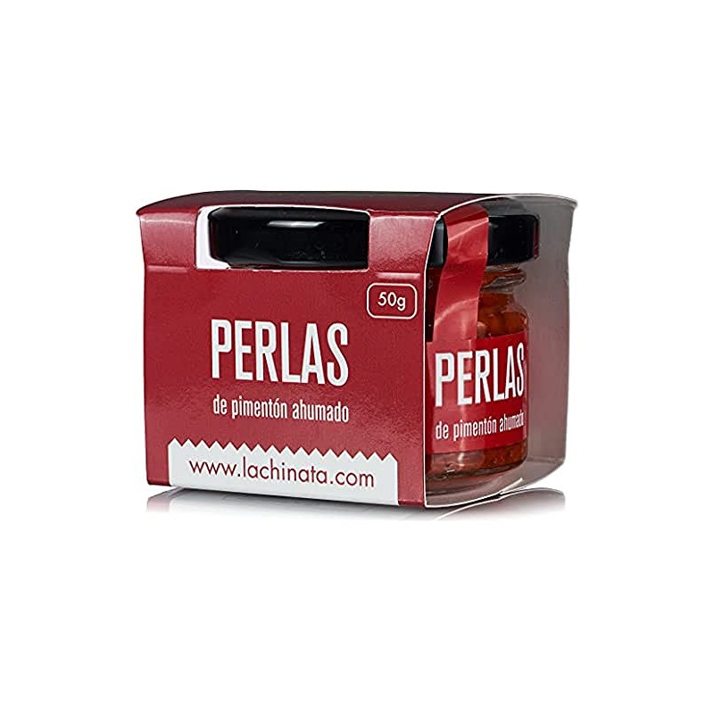 La Chinata. Smoked Paprika Pearls. 50g (1.76oz).