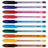 Helix Oxford Tri-Grip Ballpoint Pens (x10 Pack Assorted Colours) with