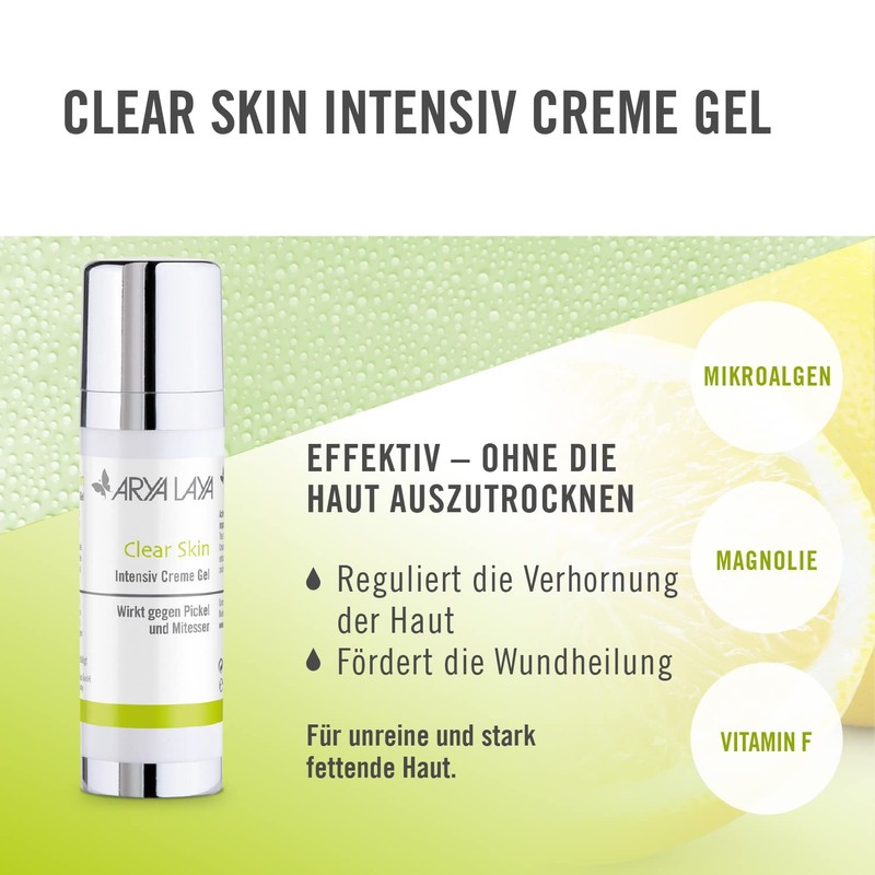 ARYA LAYA Clear Skin Intensive Cream Gel | Anti-inflammatory &