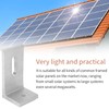L Foot Solar Mount,Aluminum Alloy Photovoltaic Solar Panel Mounting L