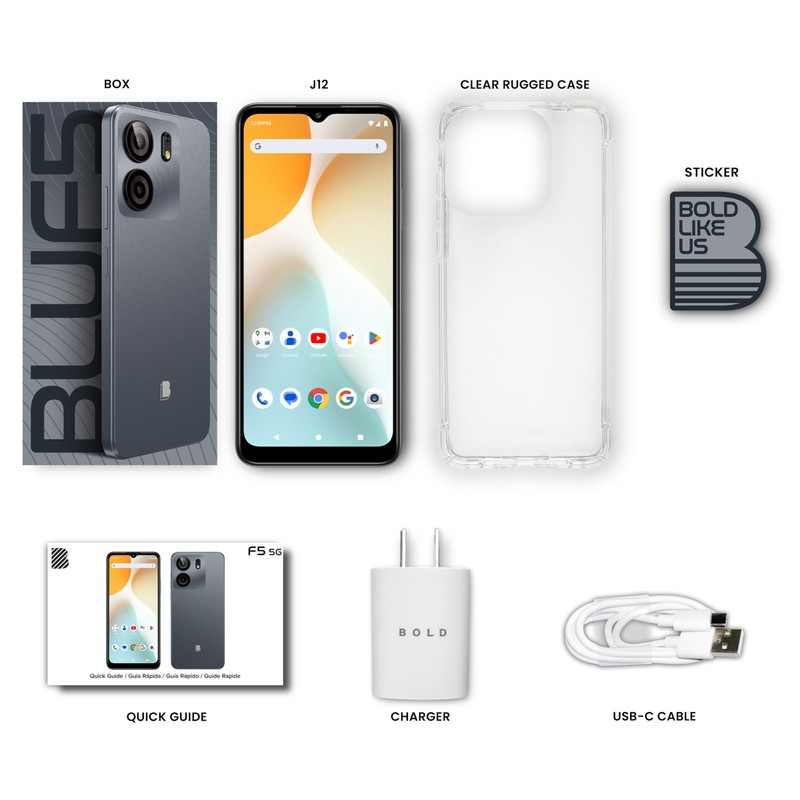 BLU F5| 5G | 2024 | All-Day Battery | Unlocked