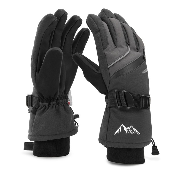 Ski Gloves for Men Women - Winter Snow Gloves Windproof
