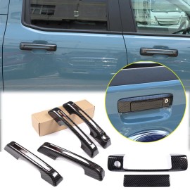 car-attention Front & Rear Tailgate Door Handle Cover Trim  Accessories For Ford Maverick 2022