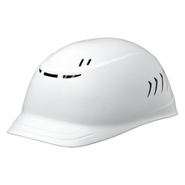 Midori Anzen SCL200A Lightweight Work Helmet, Polyethylene, Eco-Mark Certified, Ventilated, White