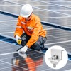 Solar Panel Bracket 4 Pieces 30 mm Solar End Clamp
