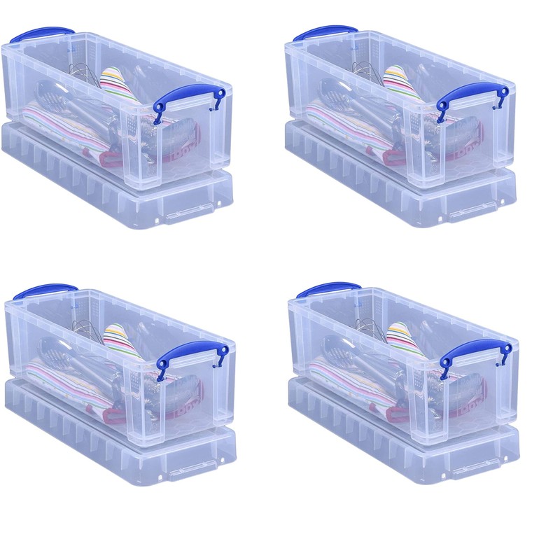 Really Useful Box Plastic Storage Box, 6.5 Liters, 17 1/2"