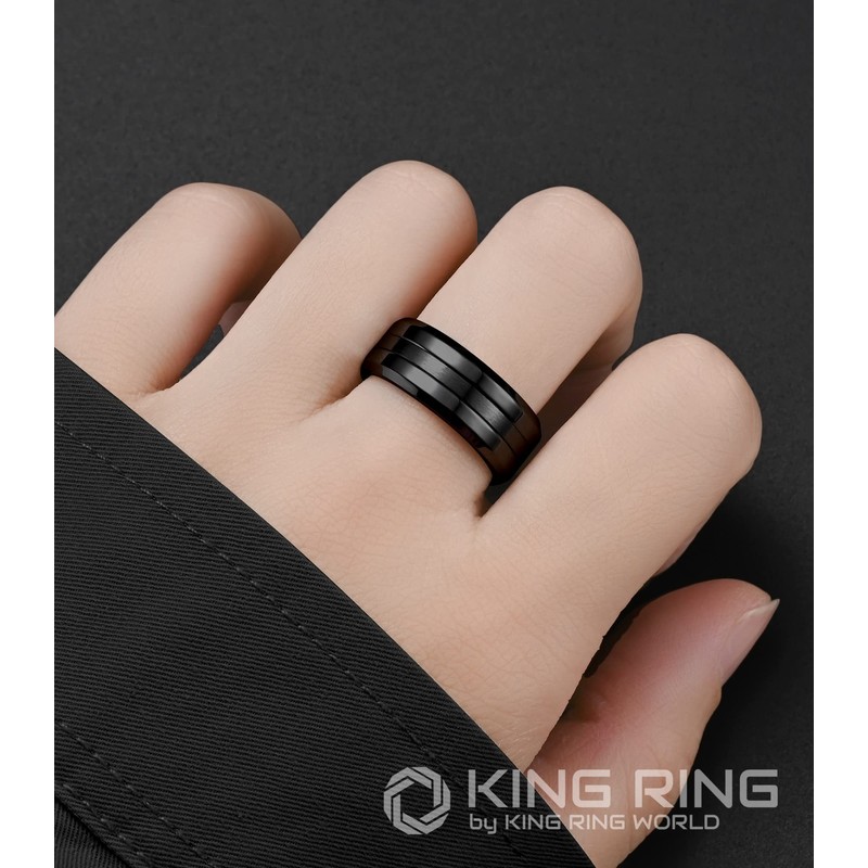 King Ring 8mm Basic Ring – Premium Polished Men Wedding