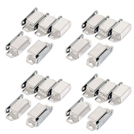 Rannb Door Magnet Door Catch Latch Mini Size Stainless Steel for Cupboard Cabinet -Pack of 20