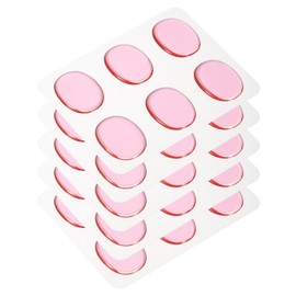 QUARKZMAN 30 Stück Trommel Stoßdämpfer Gel Pads Silikon Stummschaltungs Pads Trommel Stoßdämpfer Mond Gels Pink 33x26x3mm für Trommeln Becken Tonkontrolle
