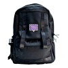 K&H Mochila Escolar Casual Happy Pines Botones Color Liso Negro