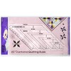 VViViD Clear Acrylic Quilting Template (Diamond Template)