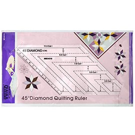 VViViD Clear Acrylic Quilting Template (Diamond Template)