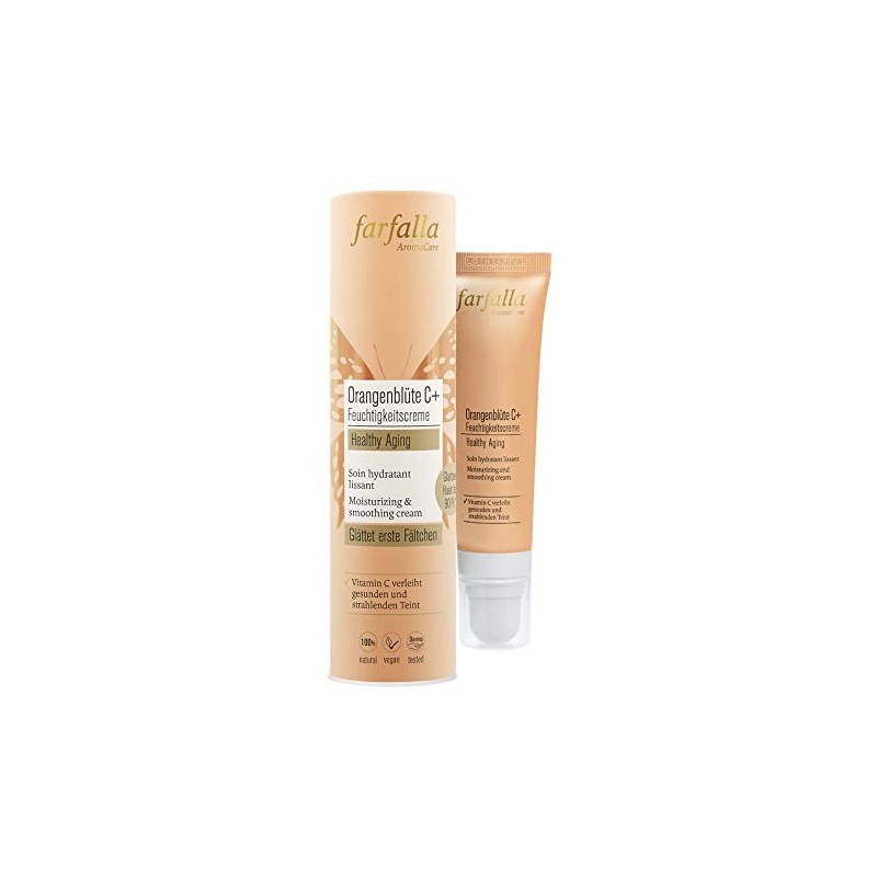 FARFALLA Healthy Aging, Orange Blossom C+ Moisturising Cream, 30 ml