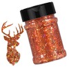 HTVRONT Holographic Chunky Orange Glitter - 100g/3.53oz Mixed Glitter for