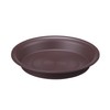 Appleware Plate, Saucer, Craft Plate, Type 35, Dark Brown, Depth