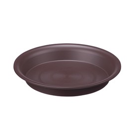 Appleware Plate, Saucer, Craft Plate, Type 35, Dark Brown, Depth 12.5 x Width 12.5 x Height 1.8 inches (31.7 x 31.7 x 4.6 cm), Effective Tray 9.7 inches (24.7 cm)