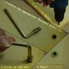 ATHYUTH Threaded Inserts for Wood, 150 Pieces Zinc Alloy Thread