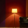 Removable Folding Linen Lampshade Cowl DIY Homemade Table Lamp Accessories