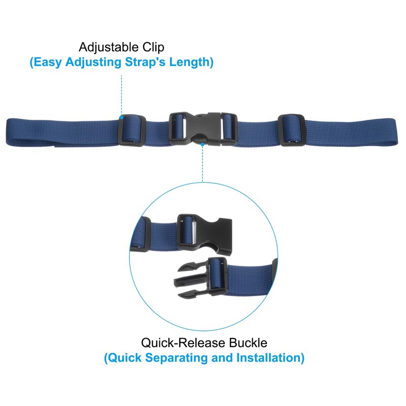 PATIKIL Backpack Chest Strap, 2 Pack Polyester Webbing Adjustable Replacement