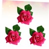 FUNOMOCYA 3pcs cloth flower brooch hair brooch for wedding hair