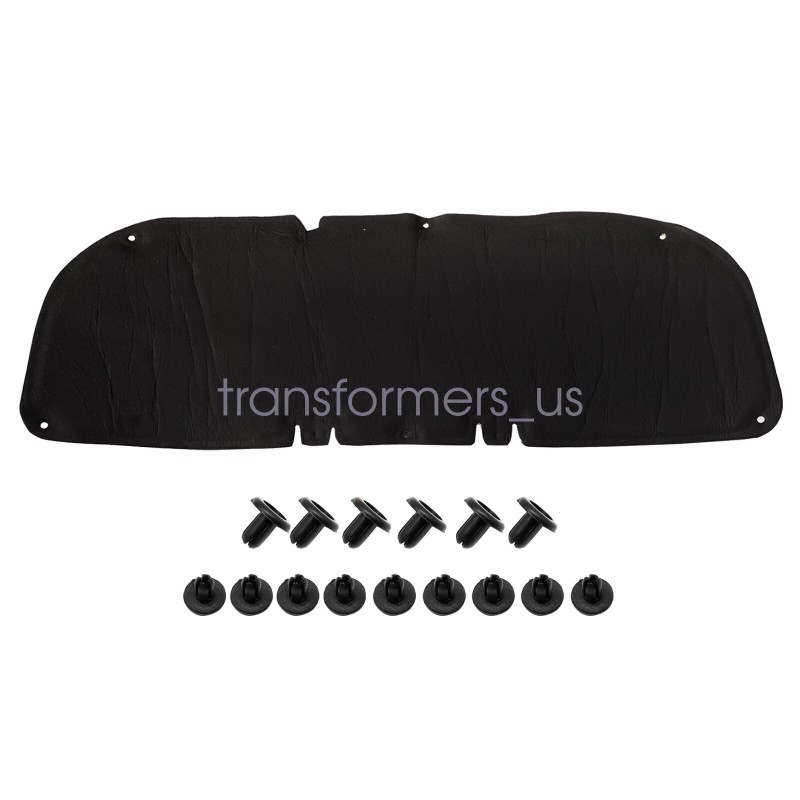 soillar Engine Hood Cover Insulation Pad Heat Shield Blanket For