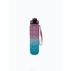 AquaLife Time marked, motivational 1L water bottle, leakproof sports water