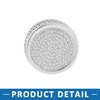 A ABSOPRO Car Bling Multimedia Knob Cover Interior Trim Decals