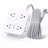 Surge Protector Power Strip - HANYCONY 8 Outlets 4 USB