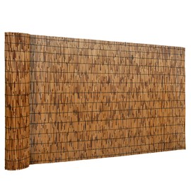 DearHouse Natural Reed Fencing, Eco-Friendly Reed Fence, 3.3 feet High x 13.3 feet Long, Reed Screen for Garden, Privacy