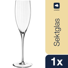 LEONARDO HOME POESIA 069167 Champagne Glass 250 ml, Pack of 1