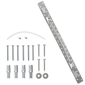 W10440498 W11025649 Mounting Plate Compatible with Whirlpool Microwave W10821385 For Installation Hardware Kit replacement Silver