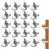 20 Pcs Shelf Support Pegs, L-Shaped Shelf Support Pegs, Antirust