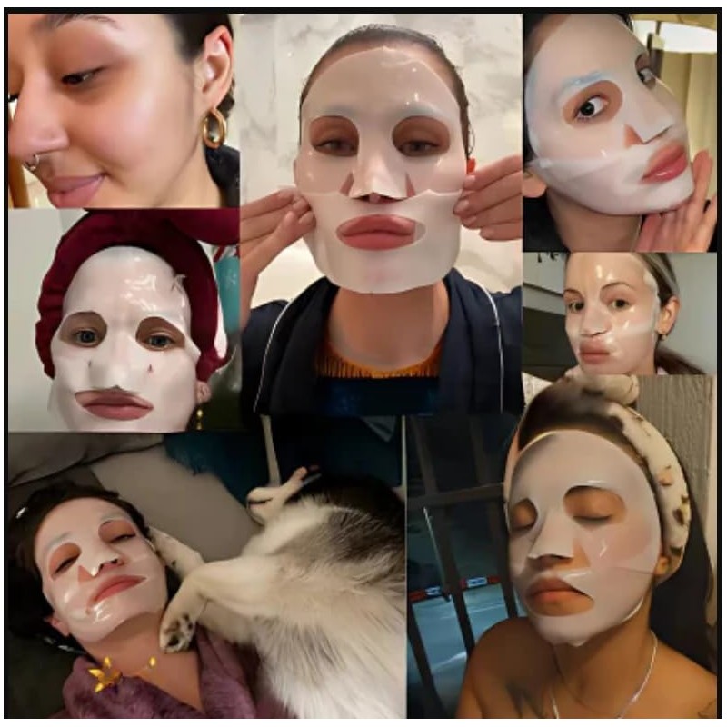 Korean Collagen Crystal Clear Moisturising Face Mask | Refines Pores