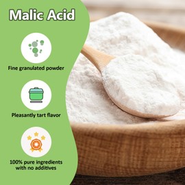 Viktairy 1.5 LB Malic Acid, Food Grade Malic Acid Powder Tart Flavor for Making Sour Candy, Sour Gummy Bears, Drinks, Juice, Baking, Wine