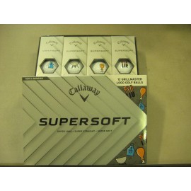 Callaway 1 dozen BRAND NEW 2025 Callaway SuperSoft  White golf balls  Grillmaster