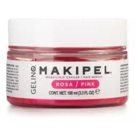 Gelino Makipel Rosa 100ml - Maquillaje Temporal Para El Cabello