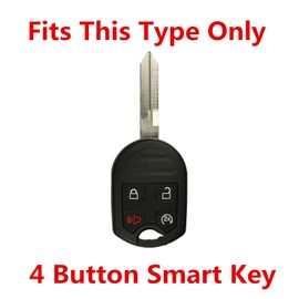 Rpkey Silicone Keyless Entry Remote Control Key Fob Cover Case protector Replacement Fit For Ford Expedition F150 F250-350 Lincoln Navigator 164-R8073 CWTWB1U793(Pink)