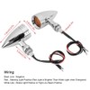 Motorcycle Retro Style Bullet LED Turn Signal Lamp Flashlight Fit