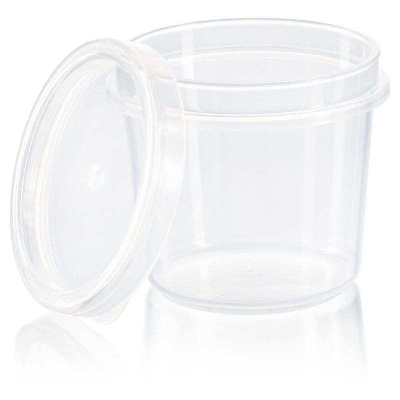 COM-FOUR® 24 x Storage Containers with Lids - Universal Plastic