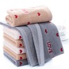 Face Towels, Colorful Polka Dots, Set of 4, 100% Cotton,