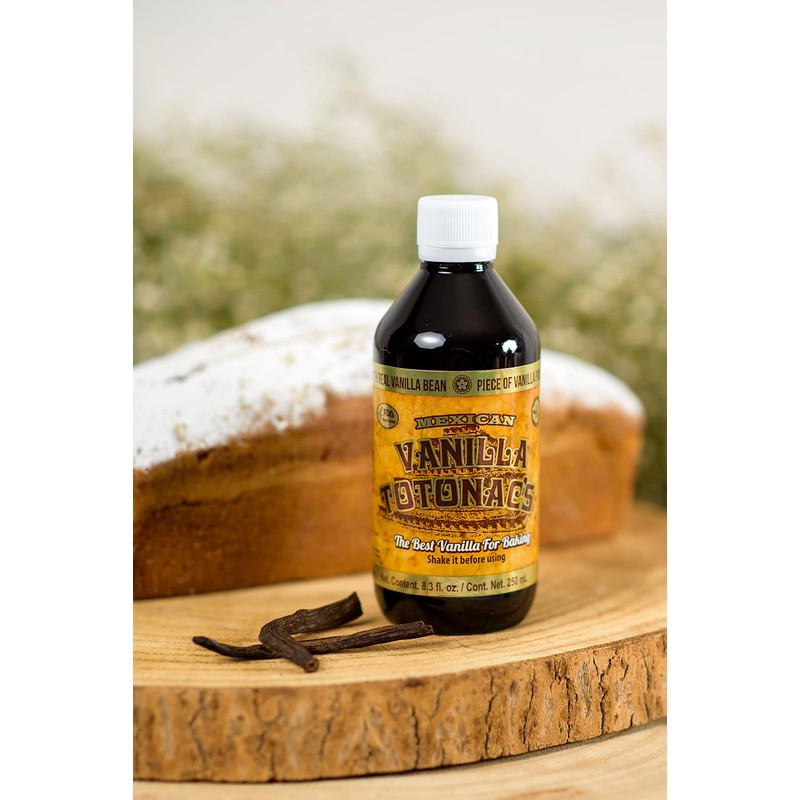 Mexican Vanilla Totonac’s - 8.3 Oz (250 mL) Bottle -